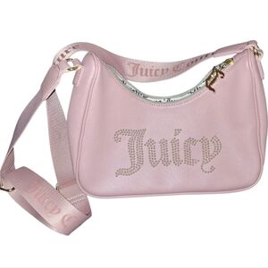 NWOT JUICY COUTURE PINK TAFFY OBSESSION CROSSBODY BAG PURSE NEW Y2K